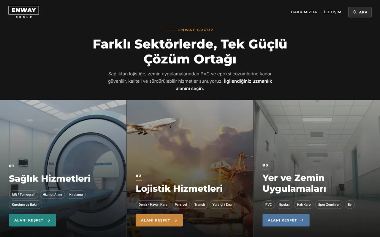Enway Group web sitesi