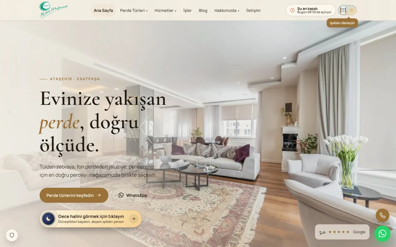 Hilal Mefruşat web sitesi