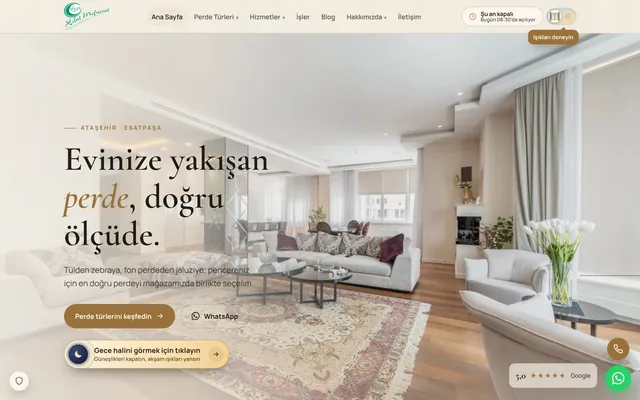 Hilal Mefruşat web sitesi