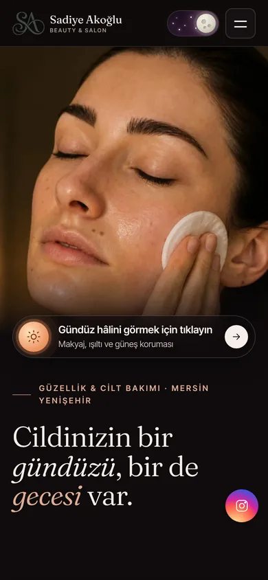 Mobil gece görünümü