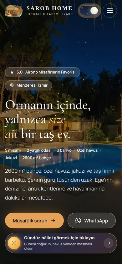 Mobil gece görünümü