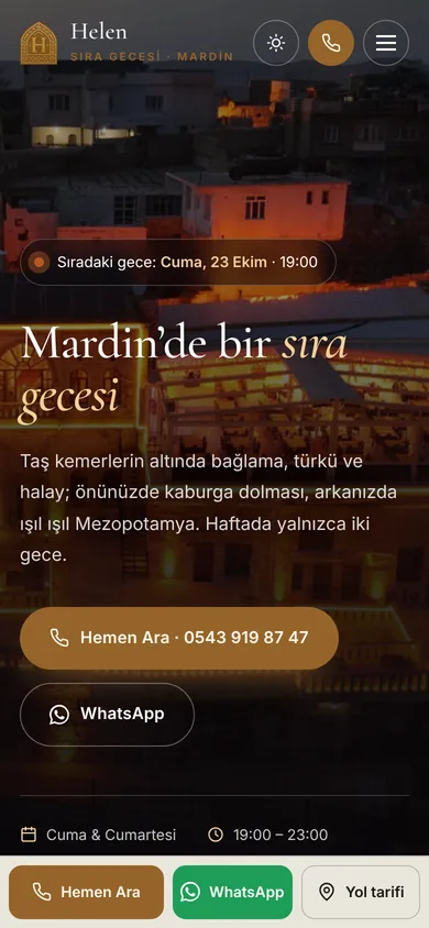 Mobil görünüm