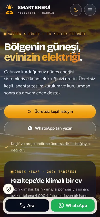 Mobil görünüm